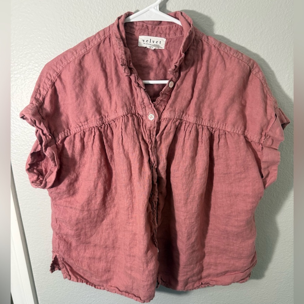 Velvet Women's Rose Blouse